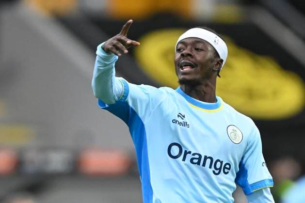 Bodo Glimt v Royale Union Saint-Gilloise - UEFA Champions League BODO, NORWAY - AUGUST 11 : Fuseini Mohammed Gadafi forward of Royale Union Saint-Gilloise celebrates after scoring during the UEFA Champions League 2026 27 third qualifying round second leg between Bodo Glimt and Royale Union Saint-Gilloise on August 11, 2026 in Bodo, Norway, 11 08 2026 Bodo Norway  Copyright: xNicoxVereeckenx