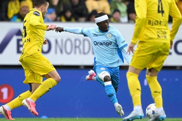Bodo Glimt v Royale Union Saint-Gilloise - UEFA Champions League BODO, NORWAY - AUGUST 11 : Fuseini Mohammed Gadafi forward of Royale Union Saint-Gilloise scoring the equalising goal during the UEFA Champions League 2026 27 third qualifying round second leg between Bodo Glimt and Royale Union Saint-Gilloise on August 11, 2026 in Bodo, Norway, 11 08 2026 Bodo Norway  Copyright: xNicoxVereeckenx
