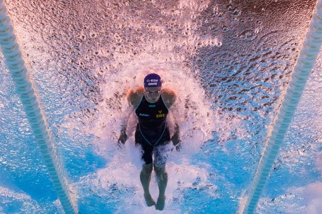 260811 Sarah Sjöström of Sweden competes in a women™s 50 meters butterfly swimming semifinal during day twelve of the 2026 European Aquatics Championships on August 11, 2026 in Saint-Denis. Photo: Joel Marklund BILDBYRAN kod JM JM0839 bbeng simning swimming svomming 2026 european aquatics championships em dam Sverige Sweden *** August 11, 2026: Sarah Sjöström of Sweden competes in the women’s 50-meter butterfly swimming semifinal on day twelve of the 2026 European Aquatics Championships on August 11, 2026 in Saint Denis. Photo by Joel Marklund. BILDBYRAN code JM JM0839 bbeng swimming 2026 European Aquatics Championships women s Sweden  Copyright: JOELxMARKLUND BB260811JM185