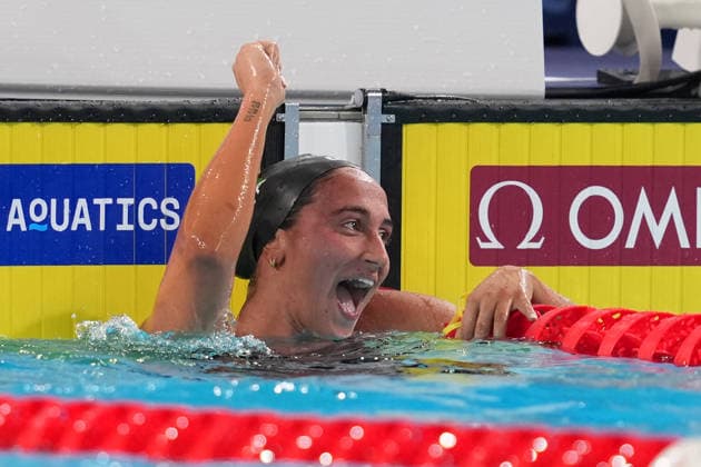 Simona Quadarella gold medal Women s 800m Freestyle the Swimming European Aquatics Championships Paris 2026, Paris, August 11, 2026 .  Copyright: xGianxMattiaxD Alberto LaPressex