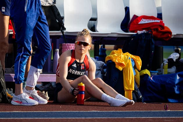 260811 Kitty Augusta Friele Faye of Norway ahead of women™s pole vault qualification during day 2 of the 2026 European Athletics Championships on August 11, 2026 in Birmingham. Photo: Maxim Thore BILDBYRAN kod MT MT1065 friidrott athletics friidrett friidrotts-em em friidretts-em 2026 european athletics championships 2 bbeng *** 260811 Kitty Augusta Friele Faye of Norway ahead of the women’s pole vault qualifying round on Day 2 of the 2026 European Athletics Championships on August 11, 2026 in Birmingham. Photo by Maxim Thore. BILDBYRAN code MT MT1065 track and field athletics friidrett friidrotts em em friidretts em 2026 European Athletics Championships 2 bbeng  Copyright: MAXIMxTHORE BB260811MT063