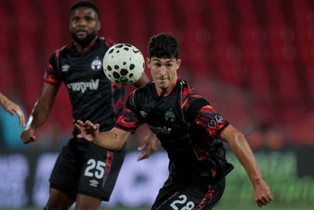 Crvena Zvezda v Hapoel Beer Sheva, UEFA Champions League, third qualifying round, 2nd leg Season 2026 2027 Belgrade, Serbia. 11th August, 2026. Hapoel s Niv Yehoshuha during the UEFA Champions League, third qualifying round, 2nd leg football match between Crvena Zvezda (Red Star) and Hapoel Beer-Sheva at the Rajko Mitic Stadium on August 11, 2026 in Belgrade, Serbia. Belgrade Serbia Copyright: xPedjaxMilosavljevicx x