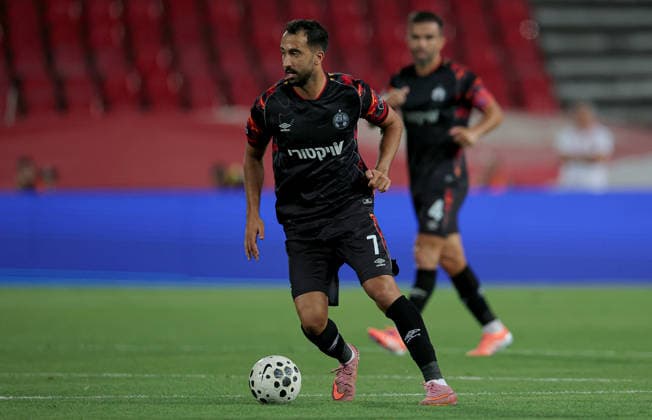 Crvena Zvezda v Hapoel Beer Sheva, UEFA Champions League, third qualifying round, 2nd leg Season 2026 2027 Belgrade, Serbia. 11th August, 2026. Hapoel s Eliel Peretz during the UEFA Champions League, third qualifying round, 2nd leg football match between Crvena Zvezda (Red Star) and Hapoel Beer-Sheva at the Rajko Mitic Stadium on August 11, 2026 in Belgrade, Serbia. Belgrade Serbia Copyright: xPedjaxMilosavljevicx x