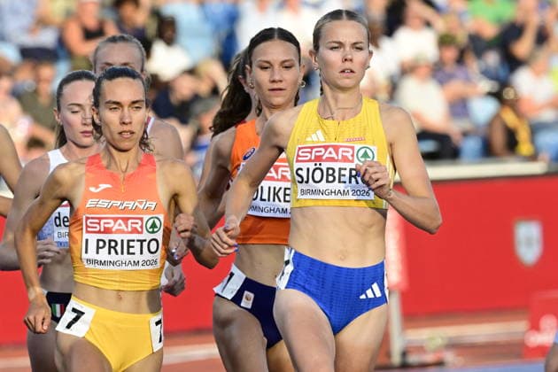 BIRMINGHAM, STORBRITANNIEN 20260811 Sveriges Vera Sjöberg i damernas final pa 5000 m under friidrotts-EM pa Alexander Stadium i Birmingham. *** Bilden ingar i SPORTPAKET. För övriga BETALBILD. *** BIRMINGHAM STORBRITANNIEN x10030x *** BIRMINGHAM, UNITED KINGDOM 20260811 Sweden s Vera Sjöberg in the women s 5,000-meter final at the European Athletics Championships at Alexander Stadium in Birmingham *** This image is included in the SPORT PACKAGE; for other images, see PAID CONTENT *** BIRMINGHAM, UNITED KINGDOM x10030x  Copyright: xJonasxEkströmer TTx FRIIDROTTS-EM 2026