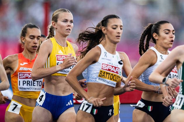 260811 Vera Sjöberg of Sweden competes in women™s 5000 meter final during day 2 of the 2026 European Athletics Championships on August 11, 2026 in Birmingham. Photo: Mathias Bergeld BILDBYRAN kod MB MT1065 friidrott athletics friidrett friidrotts-em em friidretts-em 2026 european athletics championships 2 bbeng *** August 11, 2026: Vera Sjöberg of Sweden competes in the women’s 5,000-meter final on Day 2 of the 2026 European Athletics Championships on August 11, 2026 in Birmingham. Photo by Mathias Bergeld, BILDBYRAN, code MB MT1065. track and field, athletics, friidrett, friidrotts EM, 2026 European Athletics Championships, 2 bbeng  Copyright: MATHIASxBERGELD BB260811MB105