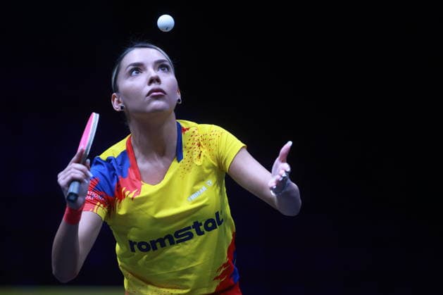 2026 WTT Europe Smash - Sweden - Main Draw Bernadette Szocs of Romania competes against Nina Mittelham of Germany during the Women s Singles Round of 64 at the 2026 Europe Smash at the Malmo Arena in Malmo, Sweden, on August 11, 2026. Malmo Sweden  Copyright: xRemyxGrosx originalFilename:gros-europesm260811_npE6D.jpg
