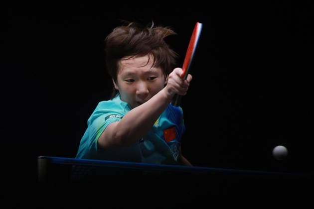 2026 WTT Europe Smash - Sweden - Main Draw Wang Manyu of China competes against Dina Meshref of Egypt during the Women s Singles Round of 64 at the 2026 Europe Smash at the Malmo Arena in Malmo, Sweden, on August 11, 2026. Malmo Sweden  Copyright: xRemyxGrosx originalFilename:gros-europesm260811_npSXg.jpg