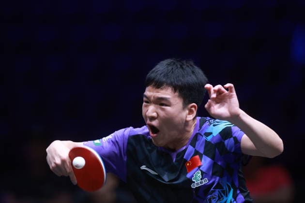 2026 WTT Europe Smash - Sweden - Main Draw Xiang Peng of China competes against Lim Jonghoon of South Korea during the Men s Singles Round of 64 at the 2026 Europe Smash at the Malmo Arena in Malmo, Sweden, on August 11, 2026. Malmo Sweden  Copyright: xRemyxGrosx originalFilename:gros-europesm260811_npABV.jpg