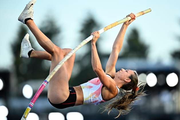 European Athletics Championships Birmingham 2026 - day 2 BIRMINGHAM, ENGLAND - AUGUST 11 : Vekemans Elien (BEL) in action during the pole vault qualifiers on day 2 of the Birmingham 2026 European Athletics Championships on August 11, 2026 in Birmingham, England, 11 08 2026 Birmingham ENGLAND  Copyright: xTomasxSiskx