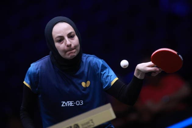 2026 WTT Europe Smash - Sweden - Main Draw Dina Meshref of Egypt competes against Wang Manyu of China during the Women s Singles Round of 64 at the 2026 Europe Smash at the Malmo Arena in Malmo, Sweden, on August 11, 2026. Malmo Sweden  Copyright: xRemyxGrosx originalFilename:gros-europesm260811_npzI0.jpg