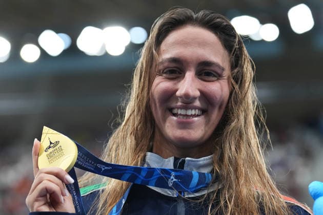Simona Quadarella gold medal Women s 800m Freestyle the Swimming European Aquatics Championships Paris 2026, Paris, August 11, 2026 .  Copyright: xDavidexSpada LaPressex