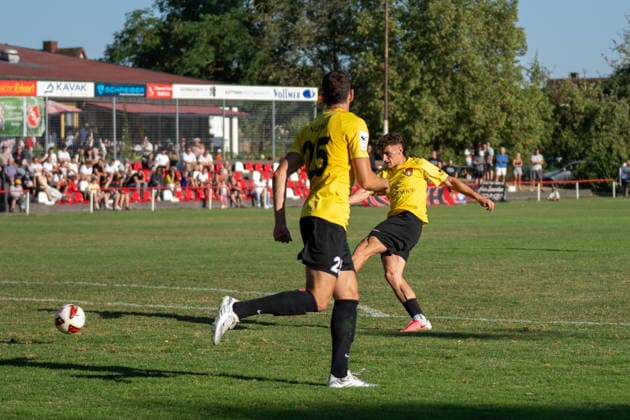 Luca Molinari (SG Sonnenhof Großaspach, 21), SSV Schwäbisch Hall vs. SG Sonnenhof Großaspach, Fussball, WFV-Pokal, 3. Runde, 11.08.2026 Schwäbisch Hall Baden-Wuerttemberg Deutschland *** Luca Molinari, SG Sonnenhof Großaspach, 21, SSV Schwäbisch Hall vs. SG Sonnenhof Großaspach, Soccer, WFV Cup, 3rd Round, August 11, 2026, Schwäbisch Hall, Baden-Württemberg, Germany Copyright: xkolbert-press PhilipxZieglerx