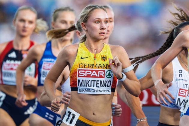 BIRMINGHAM, UNITED KINGDOM - AUGUST 11: Vanessa Mikitenko of Germany competes in the Women s 5000m during the European Athletics Championships at Alexander Stadium on August 11, 2026 in Birmingham, United Kingdom. England United Kingdom Copyright: xBEAUTIFULxSPORTS TobiasxLacknerx