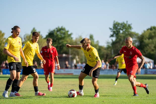 Lukas Stoppel (SG Sonnenhof Großaspach, 10), SSV Schwäbisch Hall vs. SG Sonnenhof Großaspach, Fussball, WFV-Pokal, 3. Runde, 11.08.2026 Schwäbisch Hall Baden-Wuerttemberg Deutschland *** Lukas Stoppel, SG Sonnenhof Großaspach, 10, SSV Schwäbisch Hall vs. SG Sonnenhof Großaspach, Soccer, WFV Cup, 3rd Round, August 11, 2026, Schwäbisch Hall, Baden-Württemberg, Germany Copyright: xkolbert-press PhilipxZieglerx