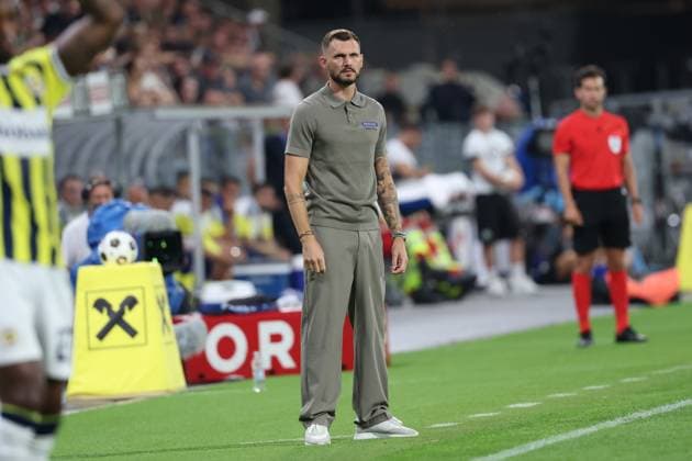 11 August 2026 - SOCCER - 2026 27 UEFA CHAMPIONS LEAGUE, Third Qualifying Round, 2nd Leg SK Sturm Graz vs Fenerbahce SK Head Coach Fabio Ingolitsch (Sturm Graz) is in action Graz Stadion Graz Liebenau Styria Austria Copyright: xYigitxOermex xPsxImagesxYigitxOermex xPsxImagesx