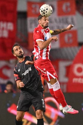 CRVENA ZVEZDA vs HAPOEL BEER SHEVA RADE KRUNIC football Crvena zvezda vs Hapoel Ber Sheva Champions league qualification match at Rajko Mitic stadium , Belgrade 27.08.2026 PHOTO FOOTBALL, CRVENA ZVEZDA, RED STAR, UEFA CHAMPIONS LEAGUE QUALIFICATIONS, HAPOEL BEER SHEVA Belgrade Rajko Mitic stadium Serbia Copyright: xMarkoxMetlasx xMNxPressx