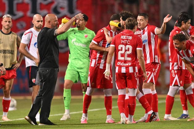 CRVENA ZVEZDA vs HAPOEL BEER SHEVA DEJAN STANKOVIC coach football Crvena zvezda vs Hapoel Ber Sheva Champions league qualification match at Rajko Mitic stadium , Belgrade 27.08.2026 PHOTO FOOTBALL, CRVENA ZVEZDA, RED STAR, UEFA CHAMPIONS LEAGUE QUALIFICATIONS, HAPOEL BEER SHEVA Belgrade Rajko Mitic stadium Serbia Copyright: xMarkoxMetlasx xMNxPressx