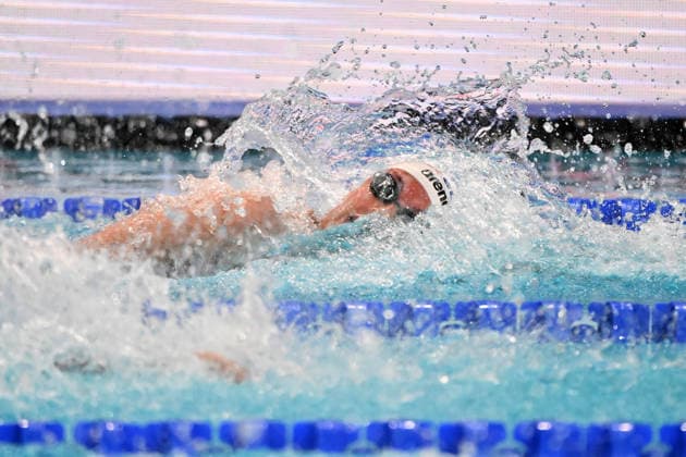 2026-08-11 2026 European Aquatics Championships PARIS, FRANCE - AUGUST 11: Marrit Steenbergen of the Netherlands during 2026 European Aquatics Championships on August 11, 2026 in Paris, France. (Photo by Nikola Krstic BSR Agency) Paris France Content not available for redistribution in The Netherlands directly or indirectly through any third parties. Copyright: xBSRxAgencyx
