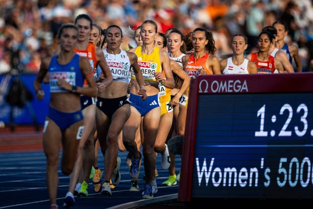 260811 Vera Sjöberg of Sweden competes in women™s 5000 meter final during day 2 of the 2026 European Athletics Championships on August 11, 2026 in Birmingham. Photo: Maxim Thore BILDBYRAN kod MT MT1065 friidrott athletics friidrett friidrotts-em em friidretts-em 2026 european athletics championships 2 bbeng *** August 11, 2026: Vera Sjöberg of Sweden competes in the women’s 5,000-meter final on Day 2 of the 2026 European Athletics Championships on August 11, 2026 in Birmingham. Photo by Maxim Thore. BILDBYRAN code MT MT1065 track and field athletics friidrett friidrotts em em friidretts em 2026 European Athletics Championships 2 bbeng  Copyright: MAXIMxTHORE BB260811MT069