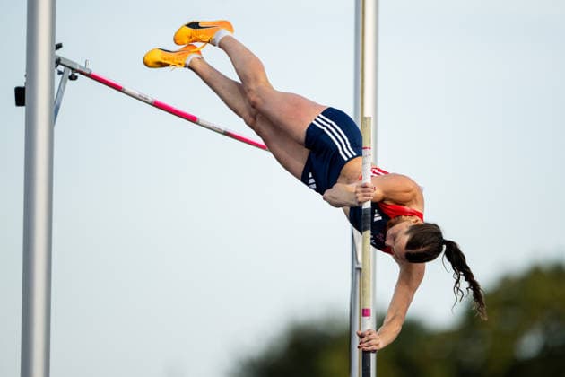 260811 Lene Onsrud Retzius of Norway competes in women™s pole vault qualification during day 2 of the 2026 European Athletics Championships on August 11, 2026 in Birmingham. Photo: Maxim Thore BILDBYRAN kod MT MT1065 friidrott athletics friidrett friidrotts-em em friidretts-em 2026 european athletics championships 2 bbeng *** 260811 Lene Onsrud Retzius of Norway competes in the women’s pole vault qualifying round on Day 2 of the 2026 European Athletics Championships on August 11, 2026 in Birmingham. Photo by Maxim Thore. BILDBYRAN code MT MT1065 track and field athletics friidrett friidrotts em em friidretts em 2026 European Athletics Championships 2 bbeng  Copyright: MAXIMxTHORE BB260811MT071