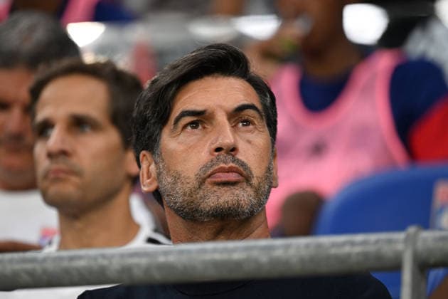 Football : Olympique Lyonnais v Sparta Praha- Qualifying champions league 11 08 2026 Paulo FONSECA coach of Lyon during the second leg, 3rd qualifying round match of the Football Champions League between Olympiquer Lyonnais and Sparta Praha ,Czech Republic at Groupama Stadium Decines Charpieu Lyon on August 11, 2026, , France LYONFrance  Copyright: xMouradxAllilix
