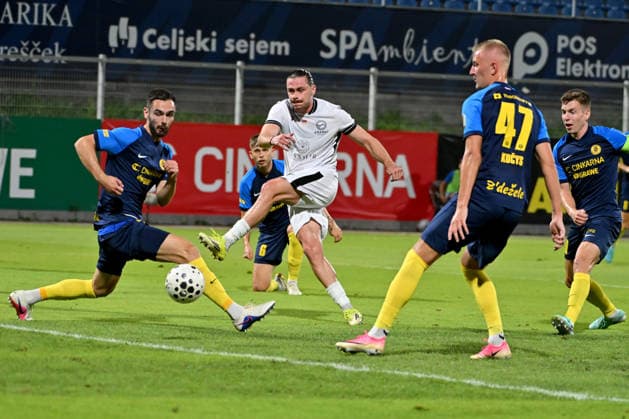 CELJE; SLOVENIA - ARMENIA 11: Alexandros Malis of Ararat-Armenia during the UEFA Champions League QR-3 second match between Celje (Slovenia) and Ararat-Armenia (Armenia) at Stadion Celje, Celje on August 11, 2026 in Celje, Slovenia. (Photo by Igor Kupljenik Sports Press Photo).  Copyright: xIgorxKupljenikx xSPPx Sportspressphoto_SPR204330