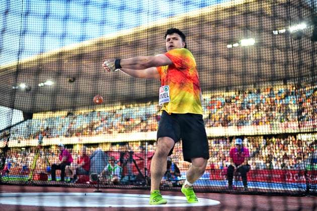 Merlin HUMMEL (Germany, Eintracht Frankfurt, HAMMER THROW Men) GBR, European Athletics Championships, Athletics, 11.08.2026, GBR, European Athletics Championships, Athletics, 11.08.2026, Birmingham *** Merlin HUMMEL Germany, Eintracht Frankfurt, Men s Hammer Throw GBR, European Athletics Championships, Track and Field, August 11, 2026, GBR, European Athletics Championships, Track and Field, August 11, 2026, Birmingham Copyright: xEibnerxPressefoto JanxPapenfussx EP_JPS