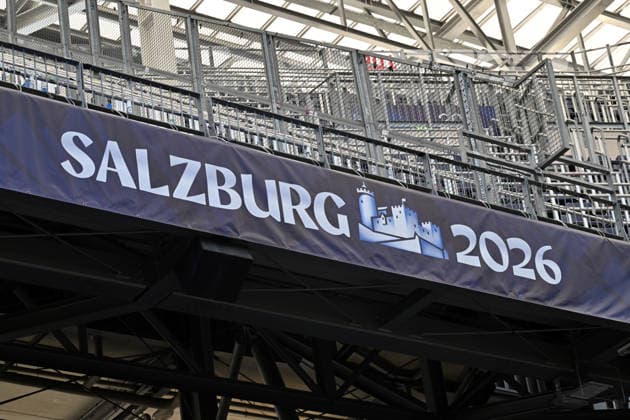 Salzburg Stadium prepared to host UEFA Super Cup final SALZBURG, AUSTRIA - AUGUST 11: A view of Salzburg Stadium, where preparations have been completed ahead of the UEFA Super Cup final between UEFA Champions League winners Paris Saint-Germain and UEFA Europa League winners Aston Villa, in Salzburg, Austria on August 11, 2026. Isa Terli Anadolu Salzburg Austria. Editorial use only. Please get in touch for any other usage.  Copyright: x2026xAnadoluxIsaxTerlix