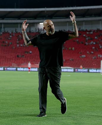 Crvena Zvezda v Hapoel Beer Sheva, UEFA Champions League, third qualifying round, 2nd leg Season 2026 2027 Belgrade, Serbia. 11th August, 2026. Crvena Zvezda s head coach Dejan Stankovic during the UEFA Champions League, third qualifying round, 2nd leg football match between Crvena Zvezda (Red Star) and Hapoel Beer-Sheva at the Rajko Mitic Stadium on August 11, 2026 in Belgrade, Serbia. Belgrade Serbia Copyright: xPedjaxMilosavljevicx x