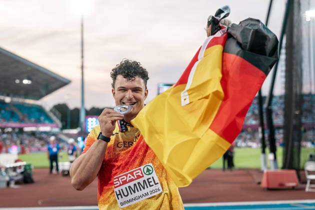 Merlin Hummel (Eintracht Frankfurt, Hammerwurf Maenner), GBR, Leichtathletik, Athletics, European Athletics Championships 2026, Leichtathletik Europameisterschaft 2026, Birmingham 2026, 09.08.2026, GBR, Leichtathletik, Athletics, European Athletics Championships 2026, Leichtathletik Europameisterschaft 2026, Birmingham 2026, 09.08.2026 Birmingham *** Merlin Hummel, Eintracht Frankfurt, Men s Hammer Throw, GBR, Track and Field, Athletics, 2026 European Athletics Championships, 2026 European Track and Field Championships, Birmingham 2026, August 9, 2026, GBR, Track and Field, Athletics, 2026 European Athletics Championships, 2026 European Track and Field Championships, Birmingham 2026, August 9, 2026, Birmingham Copyright: xStefanxMayerx EP_SMR