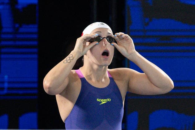 European Aquatics Championships Swimming Day 2 Camila Rodrigues Rebelo during European Aquatics Championships Swimming Day 2 in Paris, France, on August 11, 2026 Paris France  Copyright: xFotoxOlimpikx originalFilename:jastrzebowski-european260811_npnpt.jpg