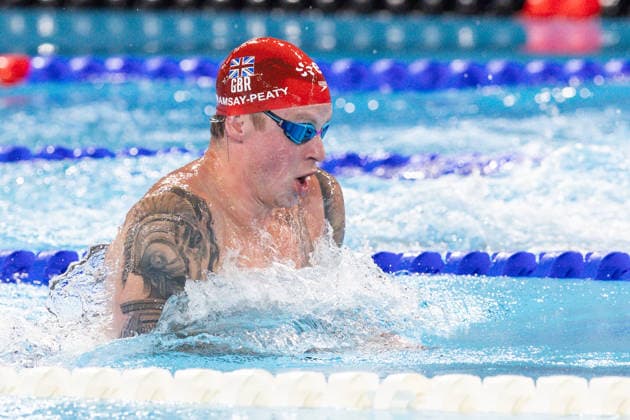 European Aquatics Championships Swimming Day 2 Adam Ramsay-Peaty during European Aquatics Championships Swimming Day 2 in Paris, France, on August 11, 2026 Paris France  Copyright: xFotoxOlimpikx originalFilename:jastrzebowski-european260811_npyNE.jpg