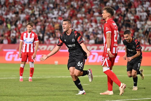 CRVENA ZVEZDA vs HAPOEL BEER SHEVA IGOR ZLATANOVIC football Crvena zvezda vs Hapoel Ber Sheva Champions league qualification match at Rajko Mitic stadium , Belgrade 27.08.2026 PHOTO FOOTBALL, CRVENA ZVEZDA, RED STAR, UEFA CHAMPIONS LEAGUE QUALIFICATIONS, HAPOEL BEER SHEVA Belgrade Rajko Mitic stadium Serbia Copyright: xMarkoxMetlasx xMNxPressx