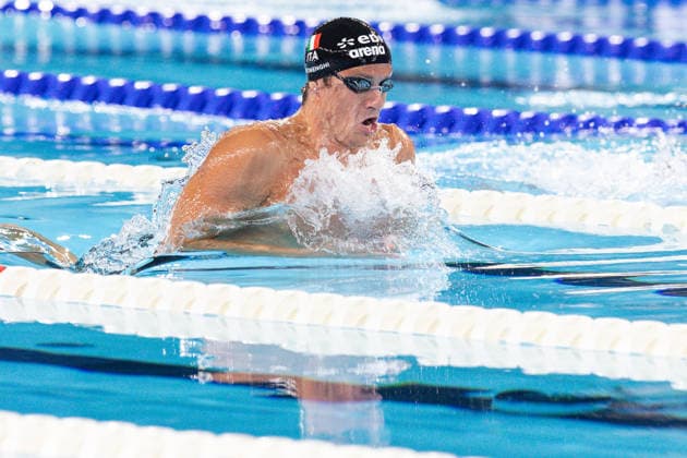 European Aquatics Championships Swimming Day 2 Nicolo Martinenghi during European Aquatics Championships Swimming Day 2 in Paris, France, on August 11, 2026 Paris France  Copyright: xFotoxOlimpikx originalFilename:jastrzebowski-european260811_npf7h.jpg