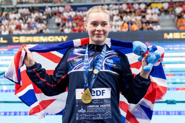 European Aquatics Championships Swimming Day 2 Katie Shanahan during European Aquatics Championships Swimming Day 2 in Paris, France, on August 11, 2026 Paris France  Copyright: xFotoxOlimpikx originalFilename:jastrzebowski-european260811_npCV6.jpg