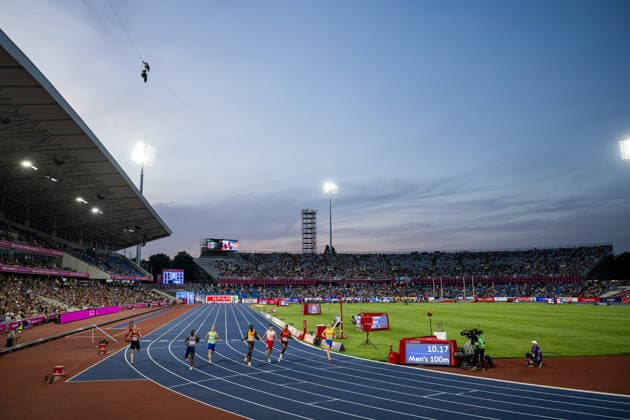 260811 Henrik Larsson of Sweden competes in men s 100 meter semifinal during day 2 of the 2026 European Athletics Championships on August 11, 2026 in Birmingham. Photo: Mathias Bergeld BILDBYRAN kod MB MT1065 friidrott athletics friidrett friidrotts-em em friidretts-em 2026 european athletics championships 2 bbeng *** August 11, 2026: Henrik Larsson of Sweden competes in the men’s 100-meter semifinal on Day 2 of the 2026 European Athletics Championships on August 11, 2026 in Birmingham. Photo by Mathias Bergeld, BILDBYRAN, code MB MT1065. track and field, athletics, friidrett, friidrotts EM, 2026 European Athletics Championships, 2 bbeng  Copyright: MATHIASxBERGELD BB260811MB136
