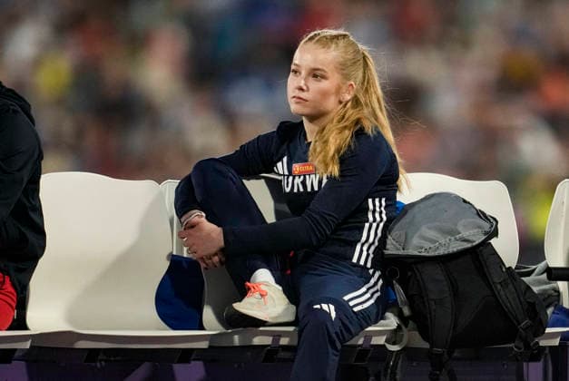 EM i friidrett utendors 2026 - Dag 2 Birmingham, England 20260811. Kitty Augusta Friele Faye under EM i friidrett 2026 pa Alexander Stadium i Birmingham tirsdag. Foto: Beate Oma Dahle NTB Birmingham England EDITORIAL USE ONLY. RESTRICTED USE FOR BETTING COMPANIES Ref:_SPOJnVGmFm9P_k.jpg *** 2026 European Outdoor Athletics Championships, Day 2, Birmingham, England, August 11, 2026: Kitty Augusta Friele Faye during the 2026 European Athletics Championships at Alexander Stadium in Birmingham on Tuesday. Photo: Beate Oma Dahle, NTB, Birmingham, England. EDITORIAL USE ONLY. RESTRICTED USE FOR BETTING COMPANIES.  Copyright: xBeatexOmaxDahlex xNTBx