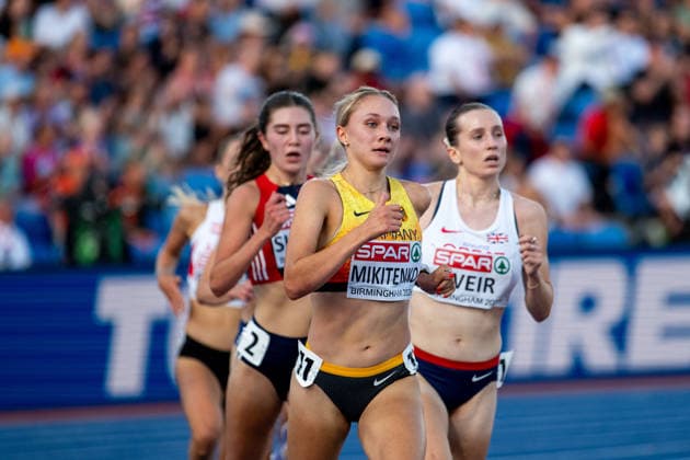 11.08.2026, GBR, Leichtathletik, Europameisterschaft 2026, Abendsession Tag 2, Birmingham Vanessa Mikitenko ( Deutschland ), 5000 Meter Lauf Damen Birmingham Alexander Stadium England Großbritannien *** August 11, 2026, GBR, Track and Field, 2026 European Championships, Evening Session, Day 2, Birmingham, Vanessa Mikitenko (Germany), Women s 5,000-meter race, Alexander Stadium, Birmingham, England, Great Britain Copyright: xNordphoto Memmlerx
