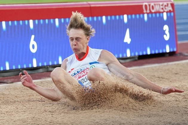 European Athletics Championships in Birmingham, United Kingdom, August 11, 2026, the men s Long Jump finals. Petr Meindlschmid of Czech Republic. (CTKxPhoto JaroslavxSvoboda) CTKPhotoP2026081106957  CTKPhotoP2026081106957
