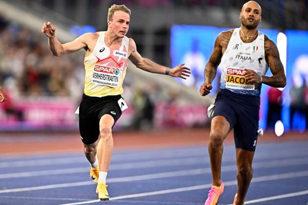 European Athletics Championships Birmingham 2026 - day 2 BIRMINGHAM, ENGLAND - AUGUST 11 : Verherstraeten Simon (BEL) in action during the 100m semi-final on day 2 of the Birmingham 2026 European Athletics Championships on August 11, 2026 in Birmingham, England, 11 08 2026 Birmingham ENGLAND  Copyright: xTomasxSiskx