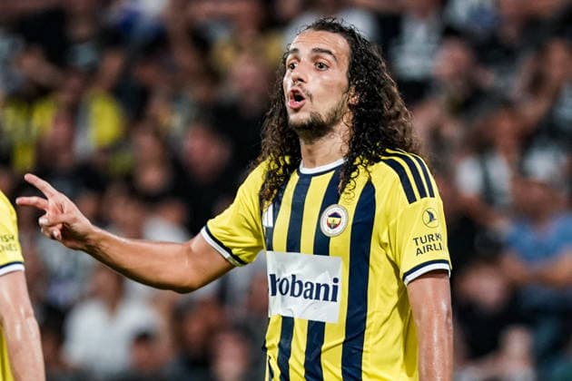 Fussball: Österreich: UEFA Champions League Qualifikation 2026 2027 - 3. Runde, 11.08.2026 - SK Sturm Graz (Österreich) vs. Fenerbahce Istanbul (Türkei) - Merkur Arena (Graz, Österreich); Matteo Guendouzi (Fenerbahce SK) *** Soccer Austria UEFA Champions League Qualifying 2026–2027, Round 3, August 11, 2026, SK Sturm Graz (Austria) vs. Fenerbahçe Istanbul (Turkey), Merkur Arena, Graz, Austria, Matteo Guendouzi, Fenerbahçe SK Copyright: xLUKAxKOLANOVICx