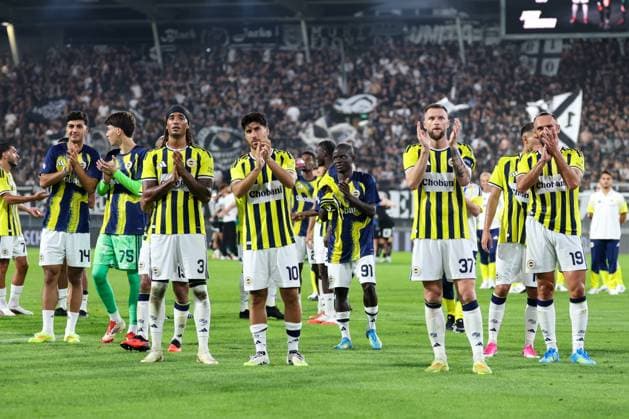 11 August 2026 - SOCCER - 2026 27 UEFA CHAMPIONS LEAGUE, Third Qualifying Round, 2nd Leg SK Sturm Graz vs Fenerbahce SK Fenerbahce SK celebrates victory after the match Graz Stadion Graz Liebenau Styria Austria Copyright: xYigitxOermex xPsxImagesxYigitxOermex xPsxImagesx