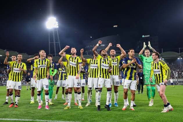 11 August 2026 - SOCCER - 2026 27 UEFA CHAMPIONS LEAGUE, Third Qualifying Round, 2nd Leg SK Sturm Graz vs Fenerbahce SK Fenerbahce SK celebrates victory after the match Graz Stadion Graz Liebenau Styria Austria Copyright: xYigitxOermex xPsxImagesxYigitxOermex xPsxImagesx