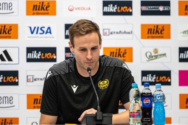 Torjus Aksum interview during Champions League qualifying round 3 match, SK Slovan Bratislava - Mjallby AIF , 11. august 2026, Tehelne pole Stadium, Bratislava, Slovakia Copyright: xMICHALxFAJT,ZOSPORTU.SKx MAJ_6242