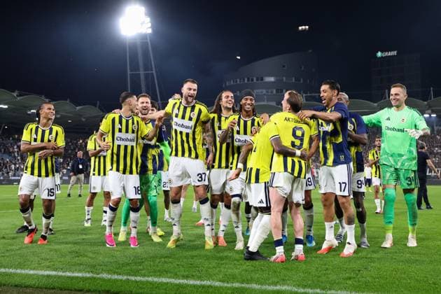 11 August 2026 - SOCCER - 2026 27 UEFA CHAMPIONS LEAGUE, Third Qualifying Round, 2nd Leg SK Sturm Graz vs Fenerbahce SK Fenerbahce SK celebrates victory after the match Graz Stadion Graz Liebenau Styria Austria Copyright: xYigitxOermex xPsxImagesxYigitxOermex xPsxImagesx