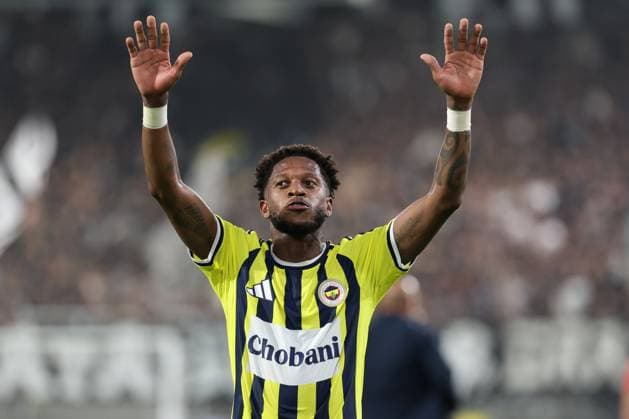 11 August 2026 - SOCCER - 2026 27 UEFA CHAMPIONS LEAGUE, Third Qualifying Round, 2nd Leg SK Sturm Graz vs Fenerbahce SK Fred (Fenerbahce) celebrates victory after the match Graz Stadion Graz Liebenau Styria Austria Copyright: xYigitxOermex xPsxImagesxYigitxOermex xPsxImagesx