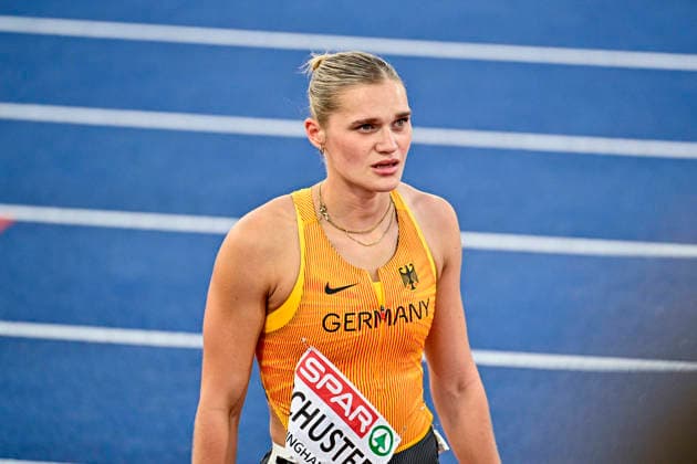 Franziska SCHUSTER (Germany, TSV Bayer 04 Leverkusen, 100m HURDLES Women) GBR, European Athletics Championships, Athletics, 11.08.2026, GBR, European Athletics Championships, Athletics, 11.08.2026, Birmingham *** Franziska SCHUSTER, Germany, TSV Bayer 04 Leverkusen, Women s 100m Hurdles, GBR, European Athletics Championships, Track and Field, August 11, 2026, GBR, European Athletics Championships, Track and Field, August 11, 2026, Birmingham Copyright: xEibnerxPressefoto JanxPapenfussx EP_JPS