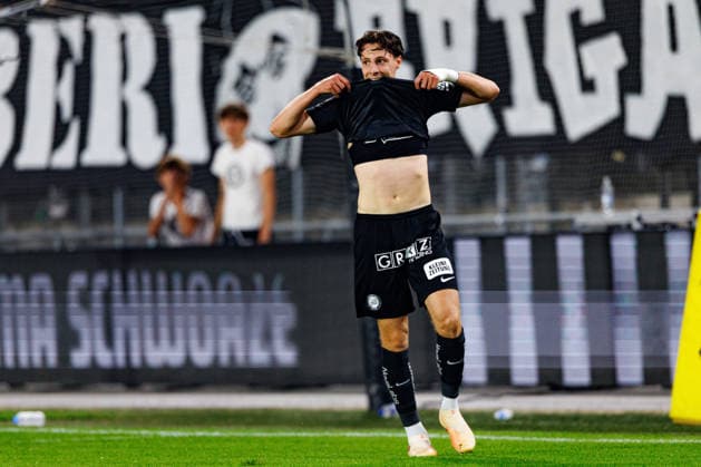 GRAZ, AUSTRIA - 11 AUGUST 2026: Image shows BeganoviÄ‡ Belmin (Sturm Graz, 26) during UEFA Champions League 2026 27 Third Qualifying Round, Second Leg: SK Sturm Graz vs Fenerbahce SK at Stadion Graz Liebenau on 11 08 2026 in Graz, Austria. Austria Copyright: xFröhlichxPascalx