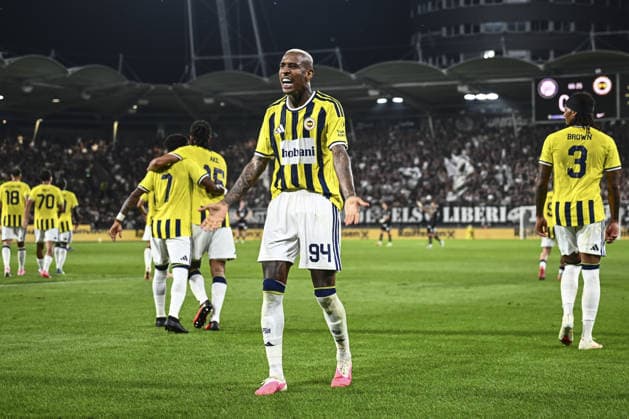 Sturm Graz v Fenerbahce - UEFA Champions League GRAZ, AUSTRIA - AUGUST 11: Fenerbahce s Anderson Talisca (94) celebrates after scoring a goal during the UEFA Champions League third qualifying round second-leg match between Sturm Graz and Fenerbahce at Liebenau Stadium in Graz, Austria on August 11, 2026. Agit Erdi Ulukaya Anadolu Graz Austria. Editorial use only. Please get in touch for any other usage.  Copyright: x2026xAnadoluxAgitxErdixUlukayax