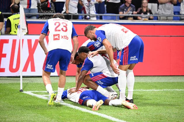 Football : Olympique Lyonnais v Sparta Praha- Qualifying champions league 11 08 2026 Ainsley MAITLAND NILES scoring goal of Lyon scoring goal during the second leg, 3rd qualifying round match of the Football Champions League between Olympiquer Lyonnais and Sparta Praha ,Czech Republic at Groupama Stadium Decines Charpieu Lyon on August 11, 2026, , France LYONFrance  Copyright: xMouradxAllilix